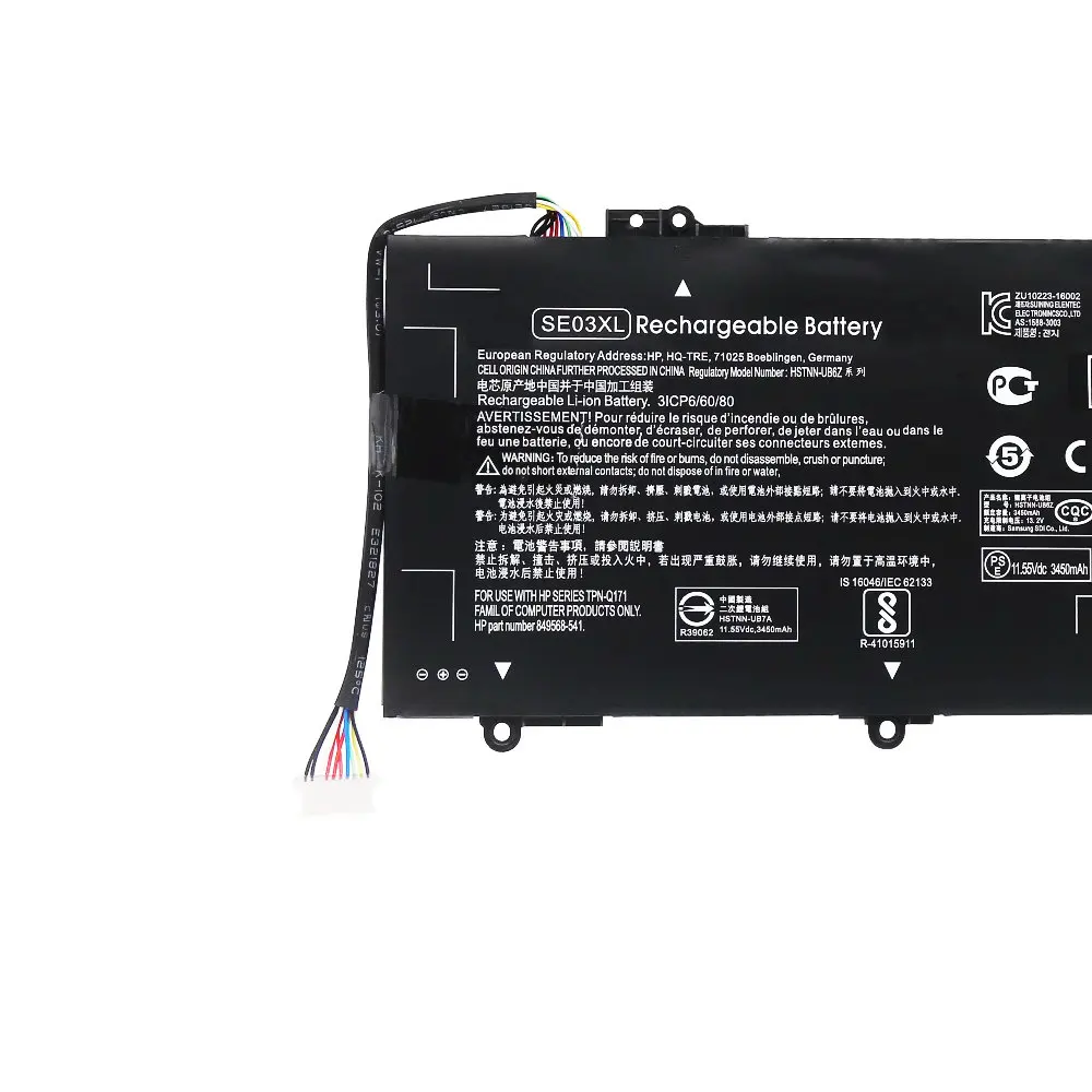 New 11.55V 41WH SE03XL Laptop Battery For HP Pavilion 14-AL000 Series HSTNN-LB7G HSTNN-UB6Z SE03 TPN-Q171 849568-541 849568-421