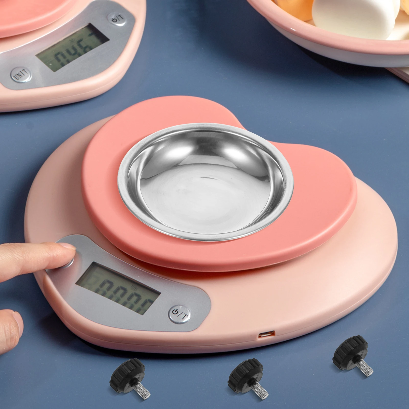 

4pcs Electronic Scale Foot Pad Durable Plastic Base Furniture Glide Leveling Feet Screw Mounting Bracket Adjustable Height