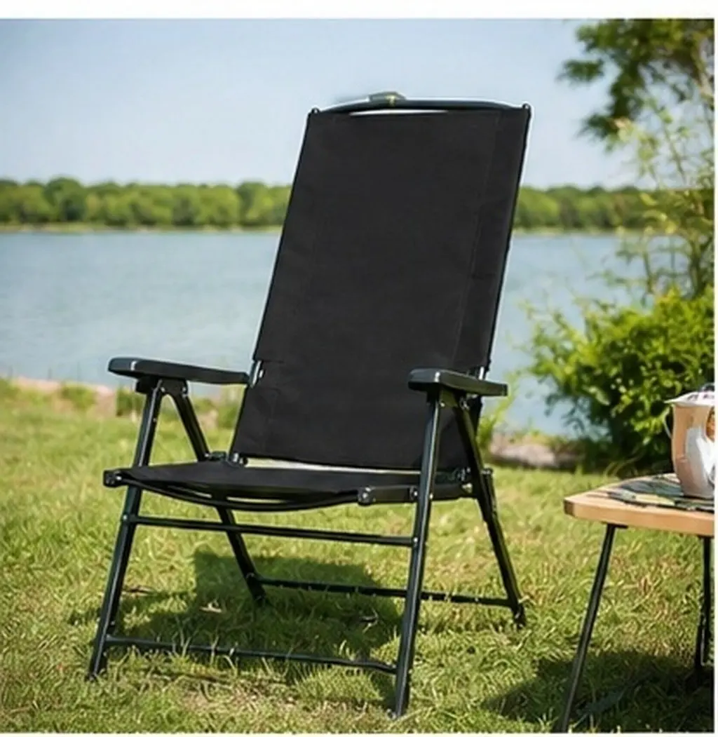 2Pcs Folding Chair Fabric Replacement Wear Resistant Outdoor Portable Camping Chair Cloth 19.1x11.7in Seat Back Cover Patio