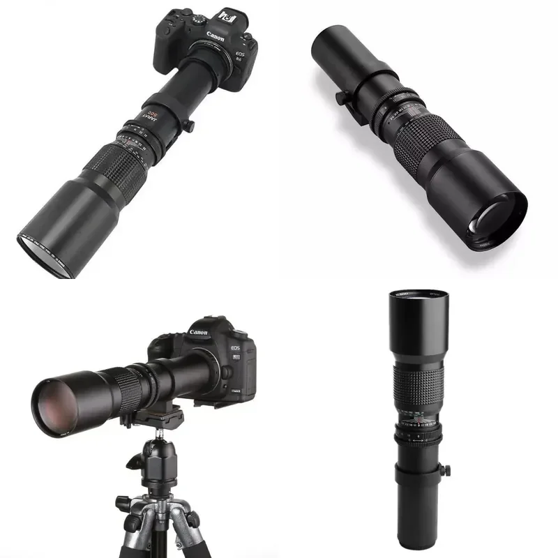 for 500mm f8-f32 Large Aperture Telephoto Fixed Focus Manual Lens SLR Photography Astronomical Moon Exploration Bird Watching