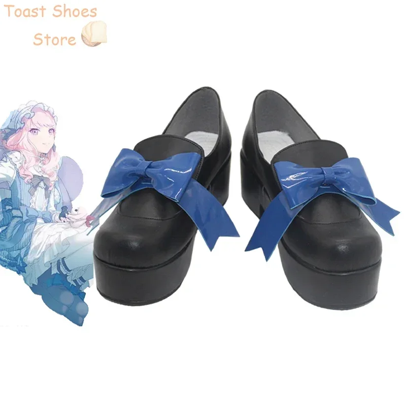 

Akiyama Mizuki Cosplay Shoes Game Project Sekai Colorful Stage PU Shoes Halloween Carnival Boots Cosplay Props Costume Prop