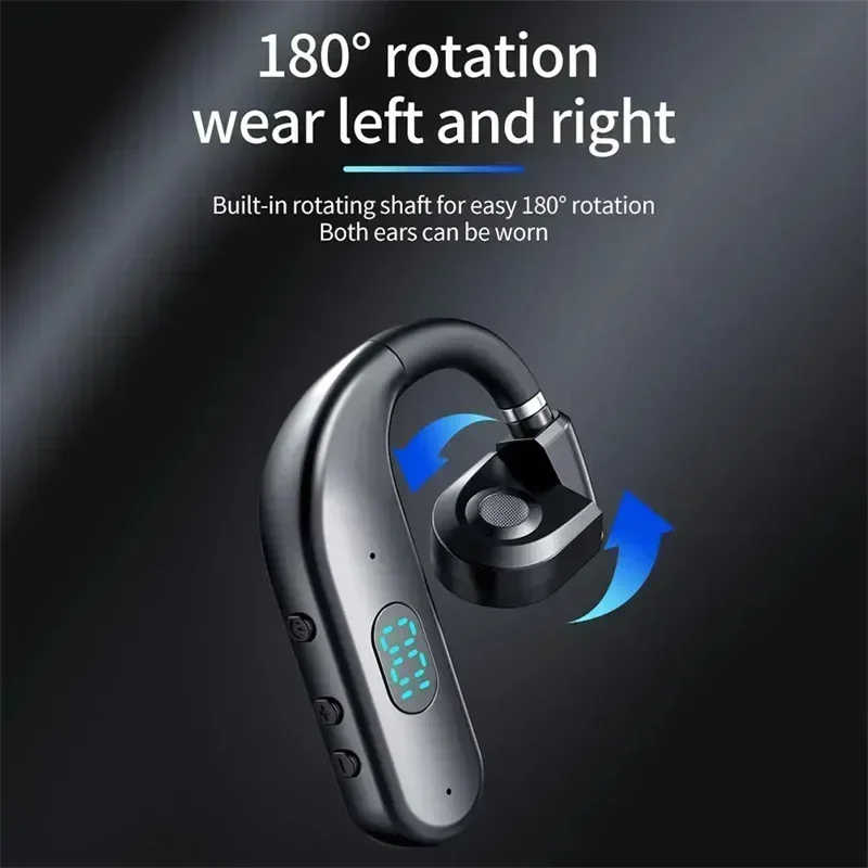 

With Microphone Bone Conduction Earphones For Driving Audifonos Wireless Bluetooth Headphones Handsfree Noise Canceling Headset