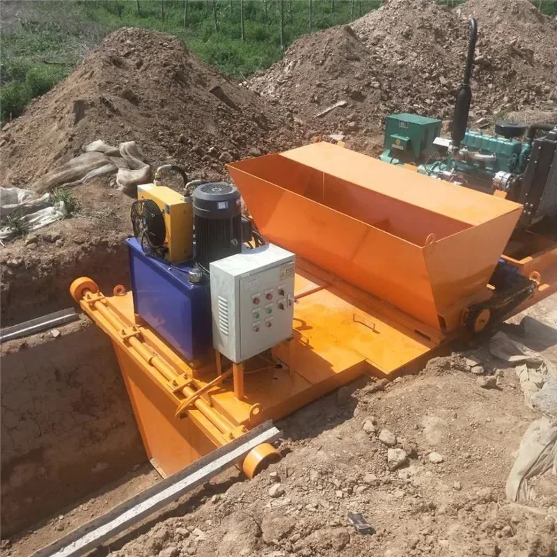 U Shaped Agricultural Aqueducts Foundation Trench Machine Ditching Machine