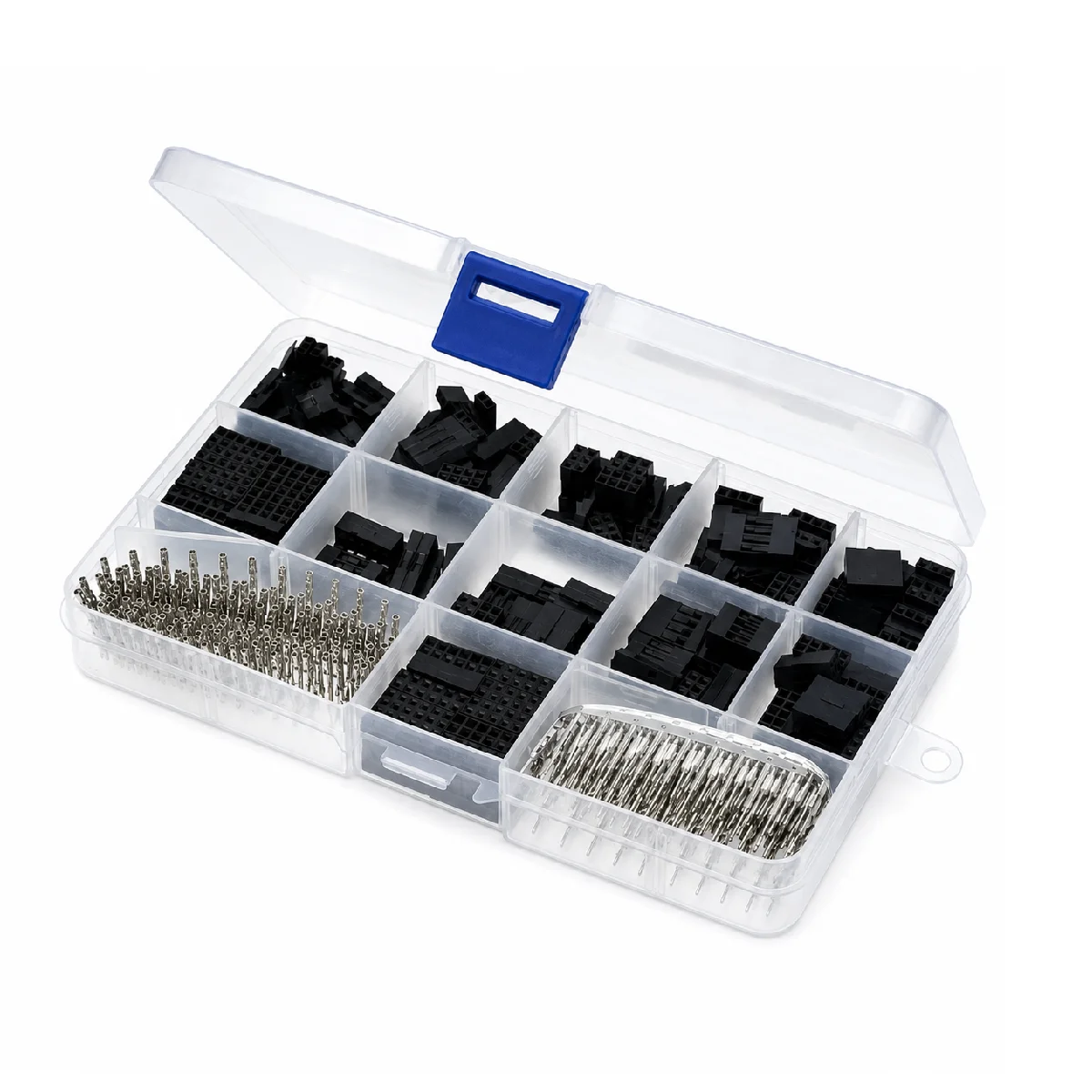 620PCS Male/Female Jumper Cable Connector Kit with Pin Housing 2.54MM Adapter Cable Connector for Dupont Circuit Boards