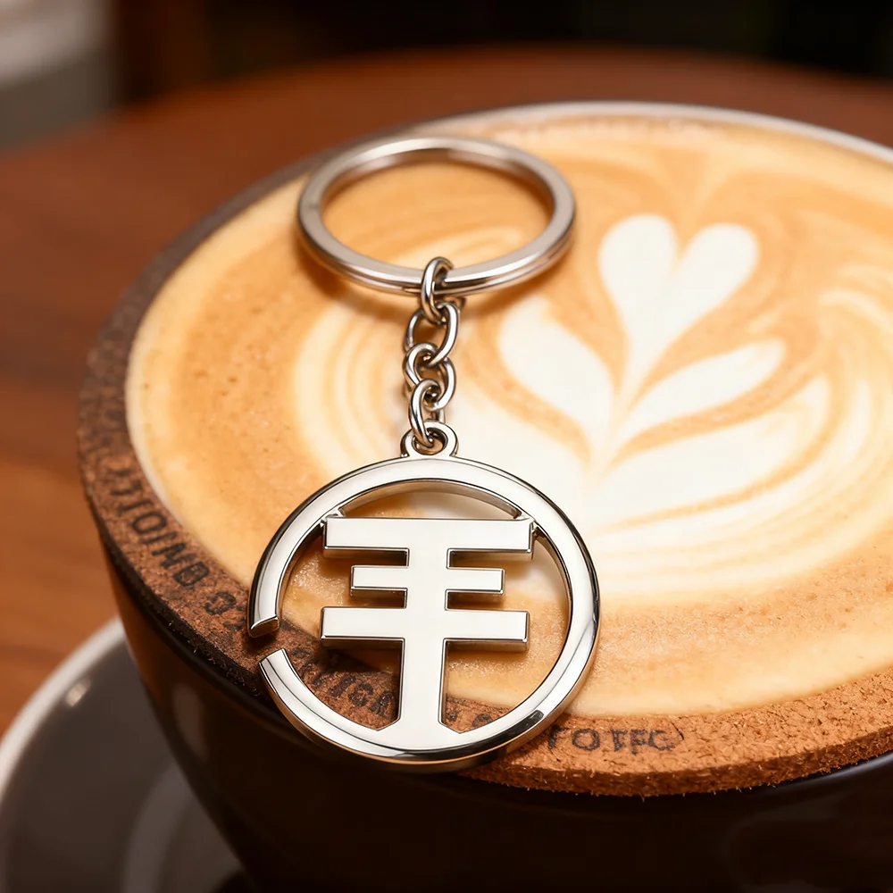 الموسيقى الفرقة طوكيو فندق المفاتيح للرجال النساء الفولاذ المقاوم للصدأ على الوجهين السلس قلادة كيرينغ ظهره سيارة مفتاح سلسلة هدية #2