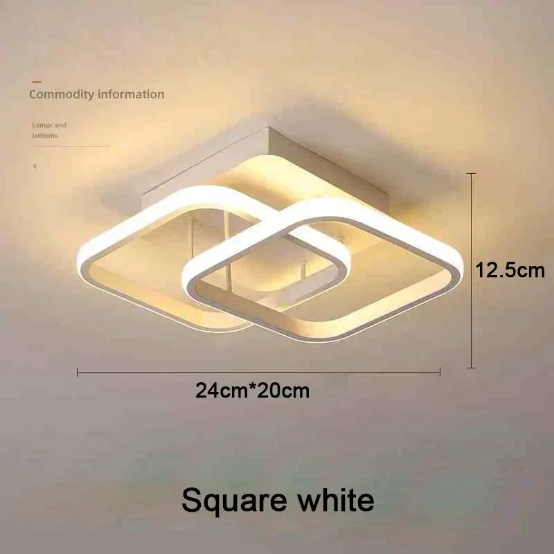 Moderne LED-plafondverlichting Ganglicht Huisverlichting Led Opbouw voor Slaapkamer Woonkamer Ganglicht 3-kleuren