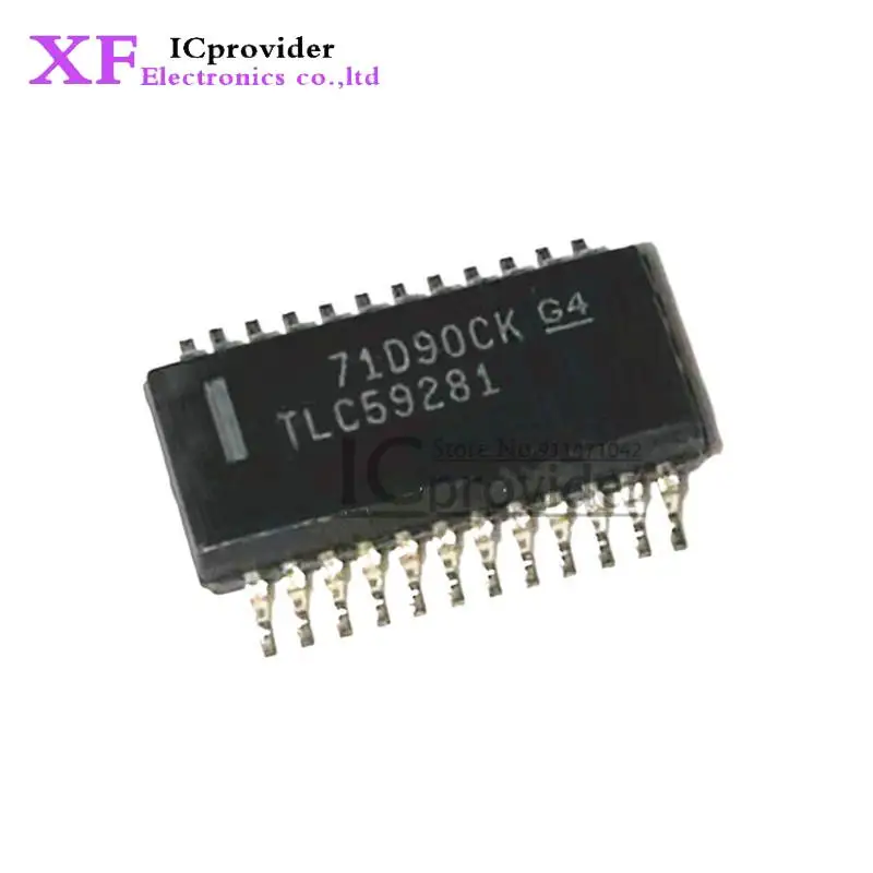 

10PCS TLC59281DBQR SSOP-24 TLC59281DBQ SSOP24 TLC59281D TLC59281 59281 LED driver