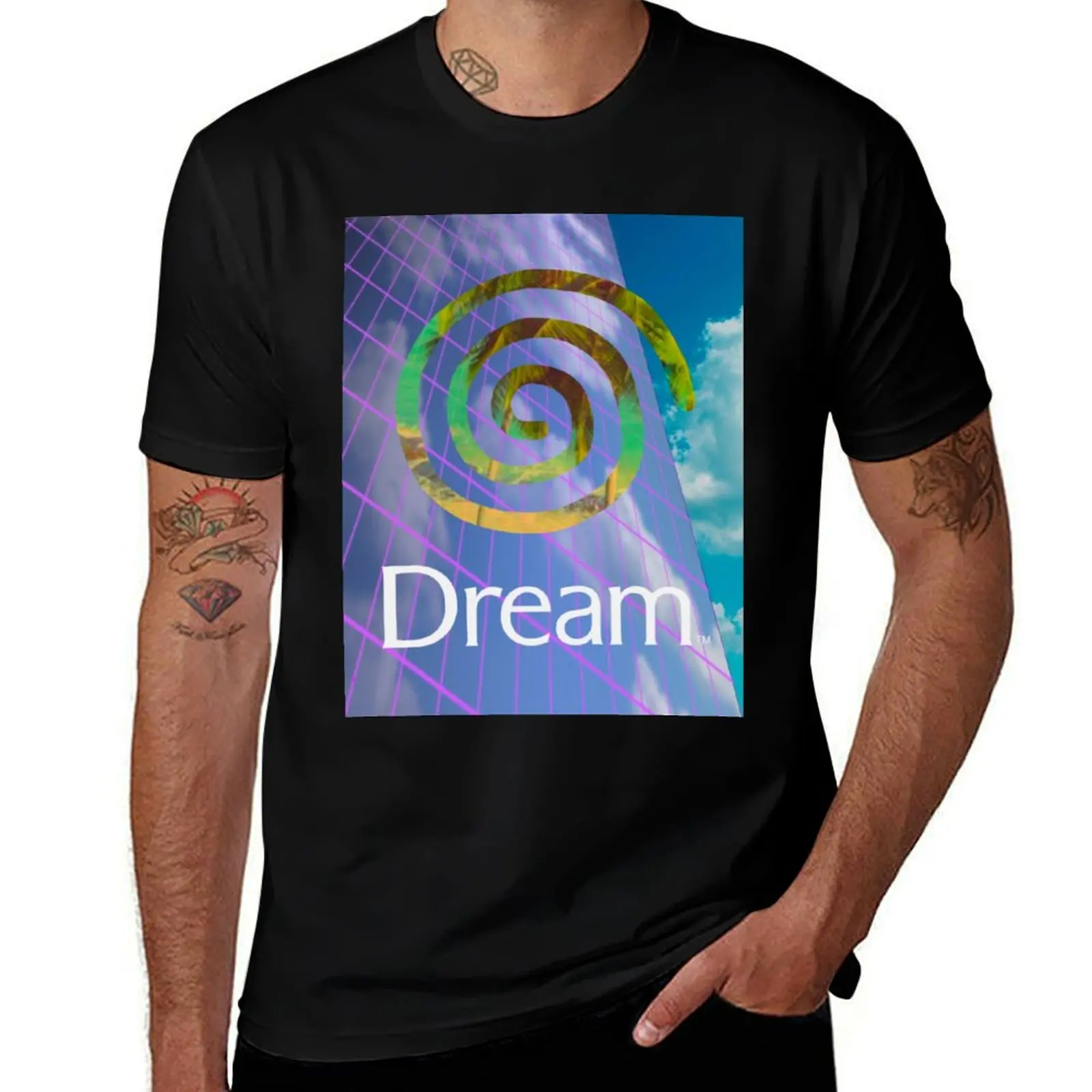 

Sega Dreamcast Logo Vaporwave - Dream T-Shirt Performance Workout Short Sleeve Tee