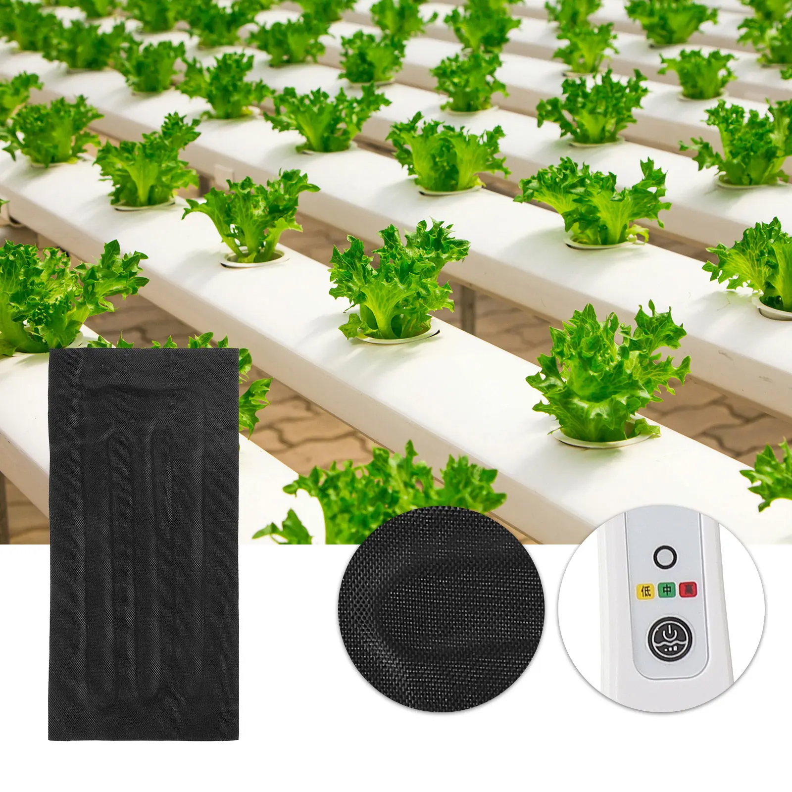 

Uniform Heat Distribution Plant Heating Mat USB Adjustable Heat Pad for Indoor Gardening Seed Starting Vegetables Herbs Flower