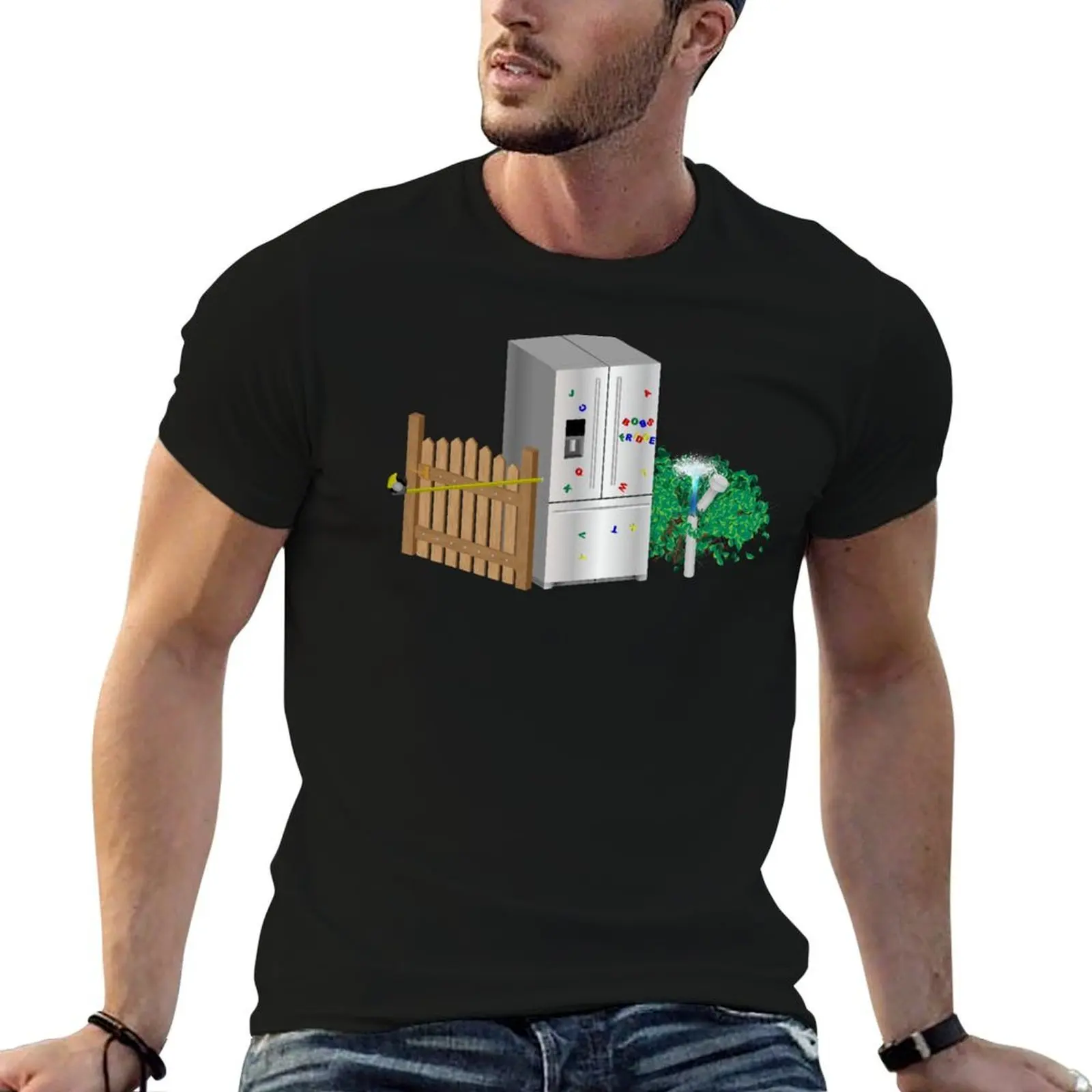 

man T-Shirt 100 t graphic cotton Bob's for mens t cotton t percent shirt shirt man shirts Fridge