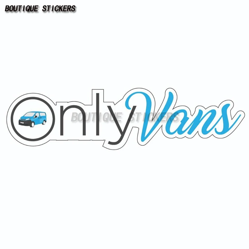 Only V A N S Car Decal ute Toad 4x4 Window Bumper Interesting Waterproof Polyethylene Decal Onlyfans Mini Decal