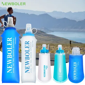 150/250/300/500/750ml Outdoor Collapsible Silicone Bite Size Water Bottle Running Camping…
