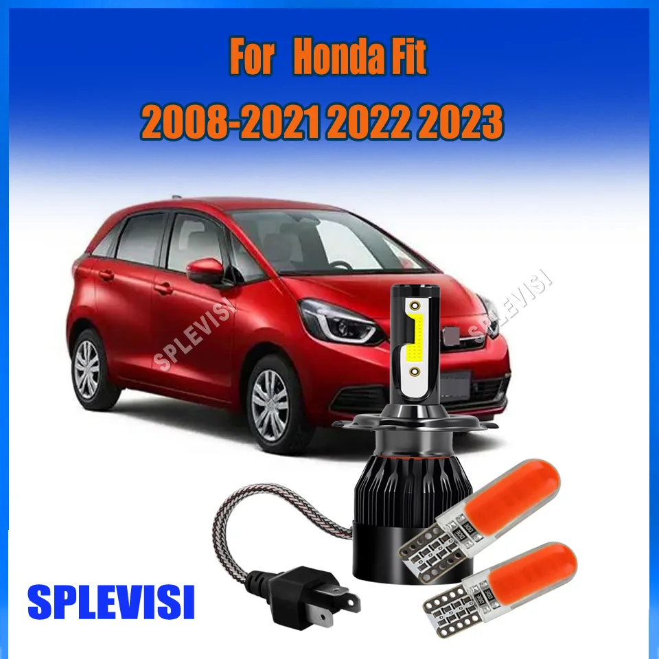 

Dual Beam Headlight Conversion Kit High/Low Beam LED H4 9003 60W Headlight Bulbs For Honda Fit 2008 2009 2010 2011 2012-2023