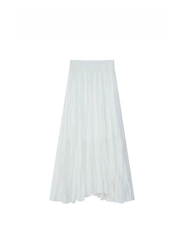 

Высокоэластичная повседневная асимметричная юбка-макси Iris Moonlight для весны и лета, свободного кроя, для города и на каждый день