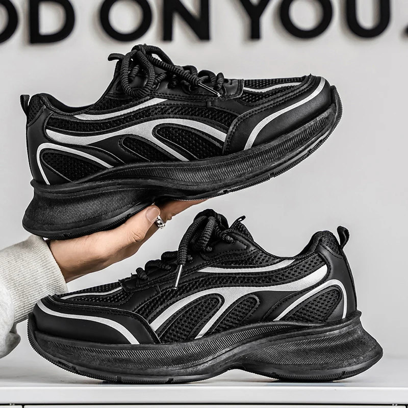 

Men Casual Shoes Breathable Men's Sneakers Outdoor Jogging Trainers Platform Running Shoes Athletic Vulcanize Shoes for Male