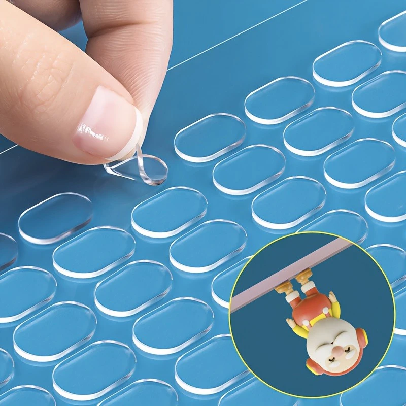 Transparent Double-Sided Adhesive Dots - Removable, High-Quality Strong Adhesive, Suitable for DIY Crafts, Home Decor