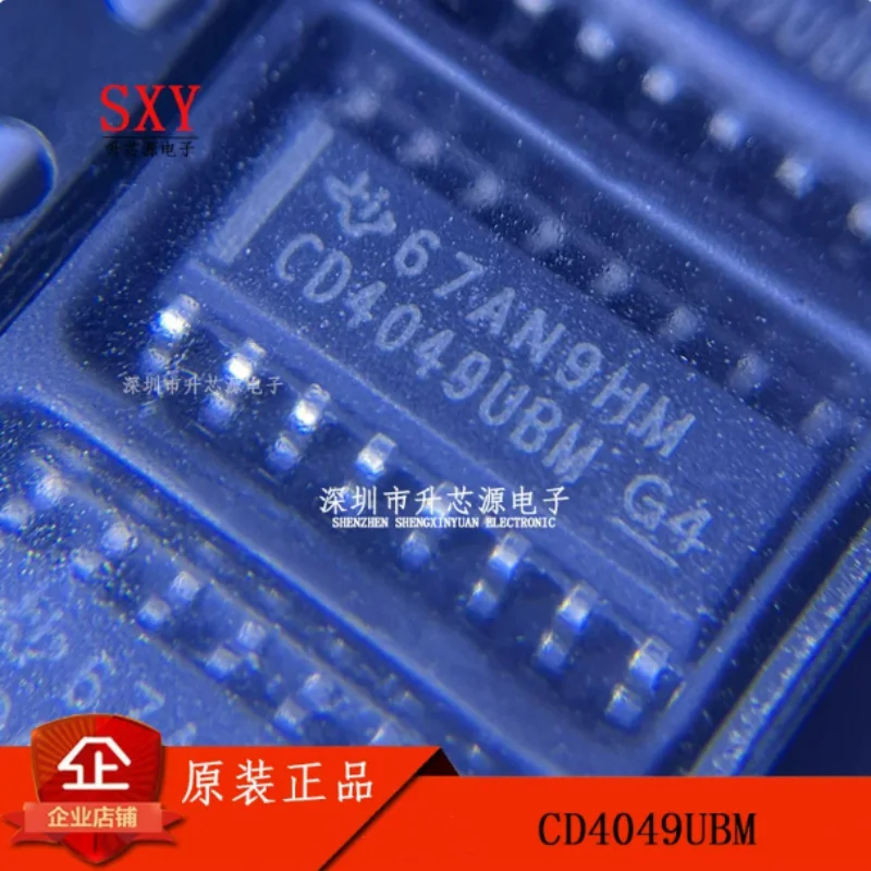 Original CD4049UBDR CD4049UBE CD4049 silk screen CD4049UBM SOP-16 buffer