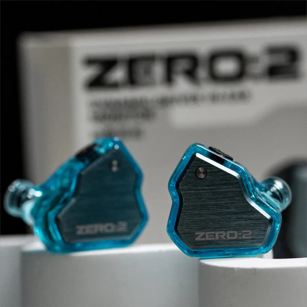 7HZ ZERO II Actualizado 10 mm Controlador dinámico IEM Auriculares con cable Auriculares con cable OFC para músico 7 Hz Crinacle Zero:2