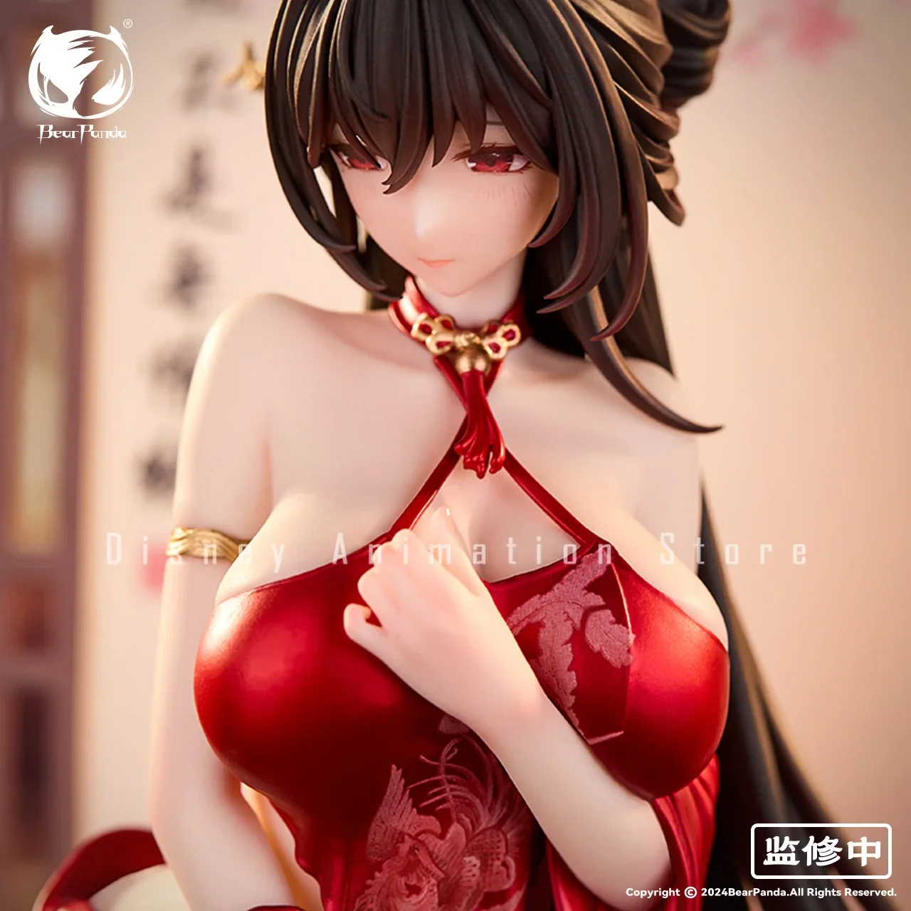 100% Original BearPanda Chinese Aesthetic Series Luo Hong 1/6 PVC Figure Collectible Model Toys Sexy Decoration Kawaii Hobby