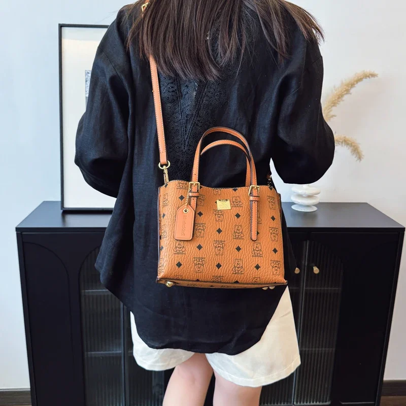 

Классическая элегантная женская кожаная сумка через плечо, дизайн через плечо, высококачественная сумка, популярная известным дизайнерским брендом