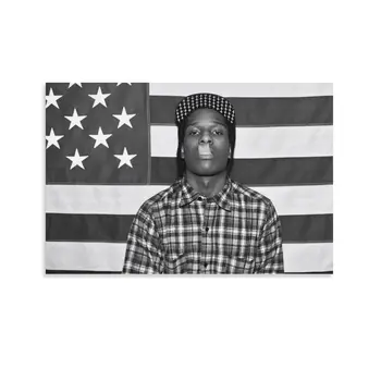 A$AP Rocky ASAP Amerikaanse vlag Rap Rapper motiverend inspirerend kantoor sportschool muur slaapzaal decor 3x5ft vlag alleen naaien