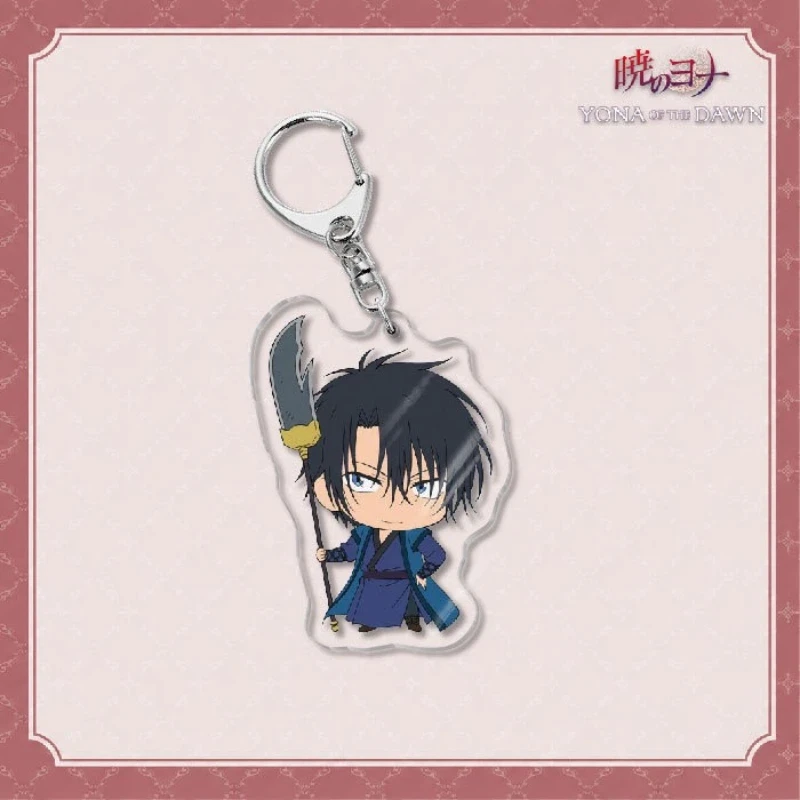 Yona of the Dawn Anime Figure Yona Zeno Acrylic Keychains Haku Cartoon Keyrings Ornament Pendant Toy Fans Collection Gift