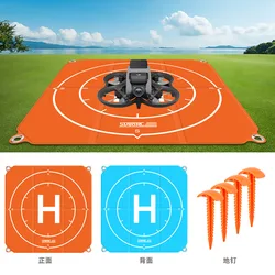 DJI Avata Landing Pad 50cm 55cm 80cm 65cm Drone Landing Pad Foldable Landing Mat with Ground Pegs Avata FPV Accessories