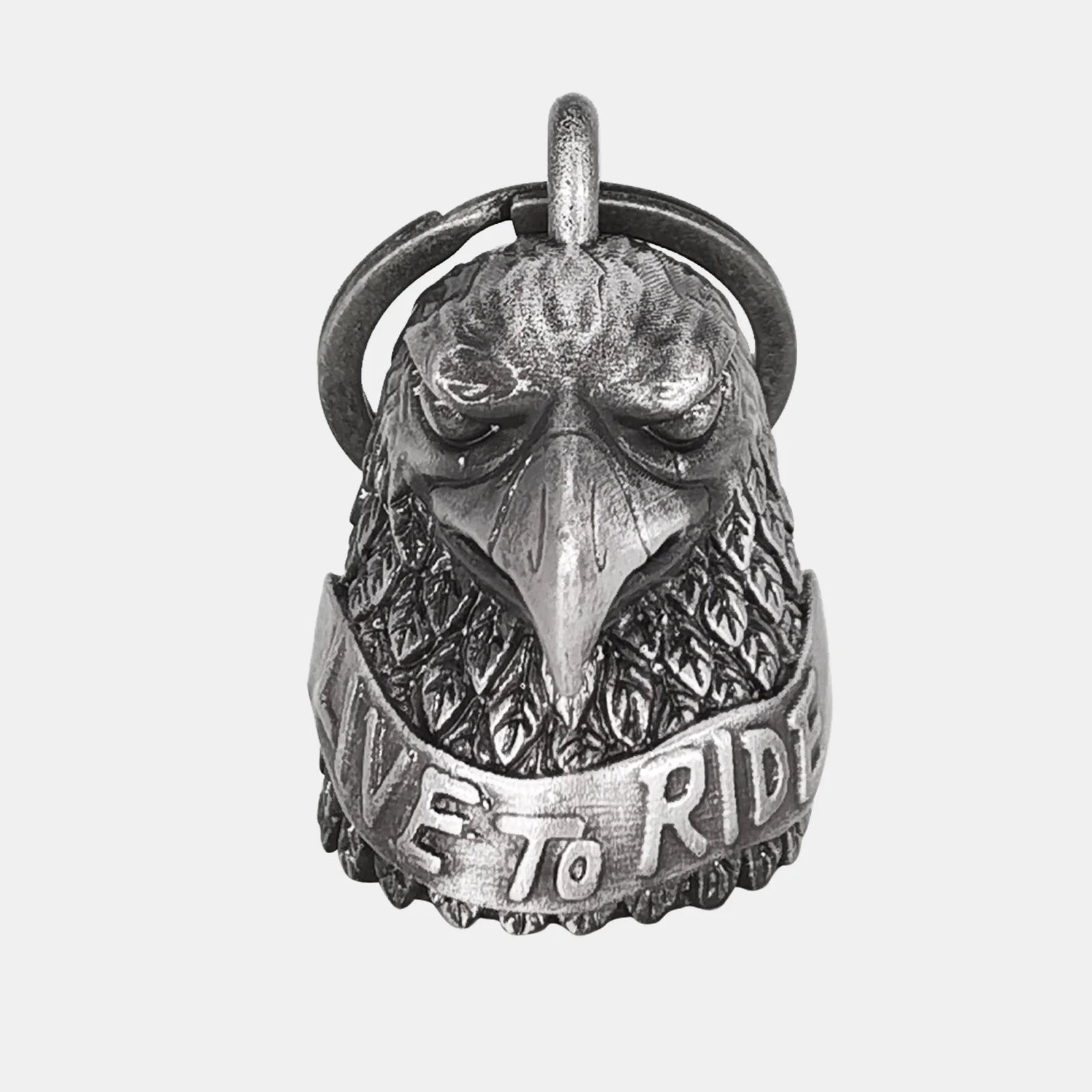 

1 Pc Eagle Live To Ride Motorcycle Bell Guardian Angel Drive Away Gremlin, Biker Bell for Men Women Rider Riding, Good Luck Gift