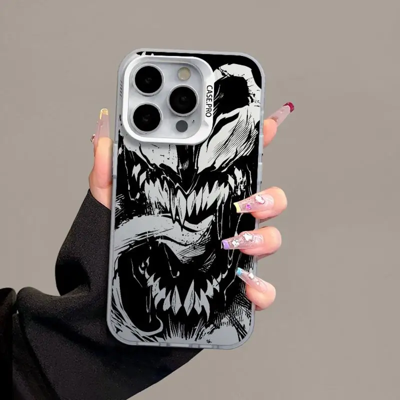 Cool Marvel Venom Colorful Phone Case For OPPO A17 A18 A31 A37 A38 A55 A57 A58 A74 A76 A78 A94 A98 4G 5G Shockproof Back Cover