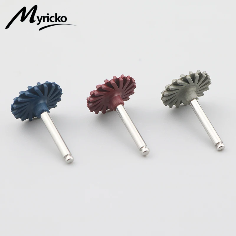 Dental Rubber Polisher Composite Resin Polishing Disc Diamond System RA Disc  Wheel Spiral Flex Brush Dentistry Tool