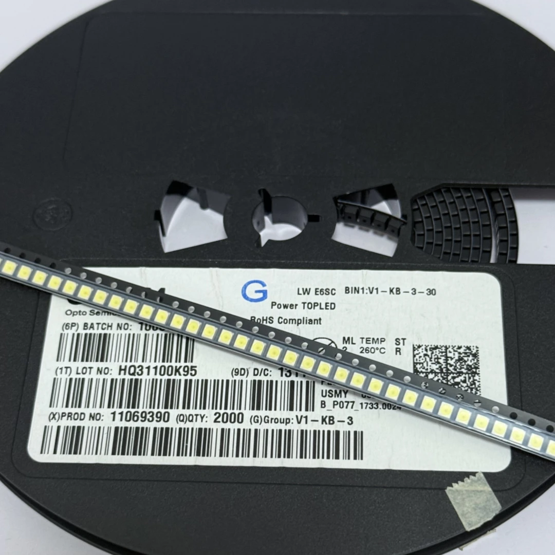 

20PCS LW E6SC LWE6SC PLCC-4 Common Anode 30mA 3.4V 560-1400 mcd 3528 WHITE SMD LED For Cluster Button Backlighting