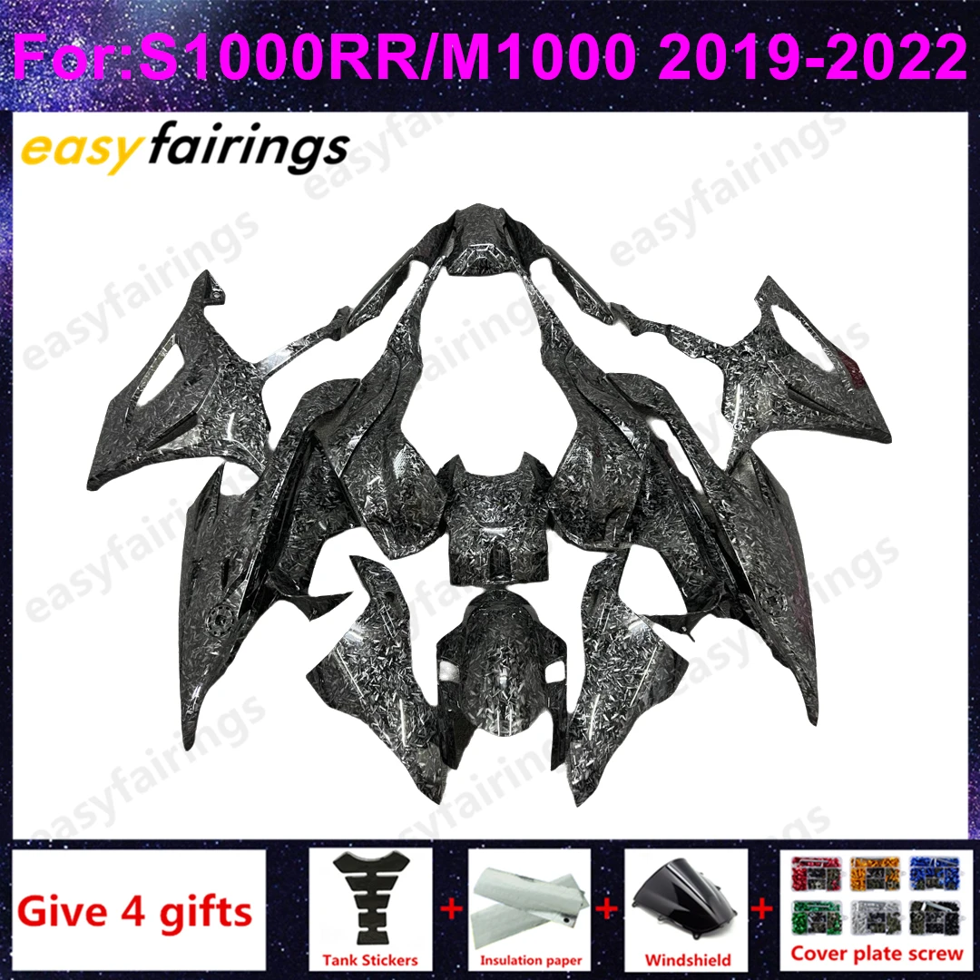 

Motorcycle Injection mold Fairing For s1000rr S 1000 M1000 2019 2020 2021 2022 Fairings kit bodywork S1000RR carbon fiber paint