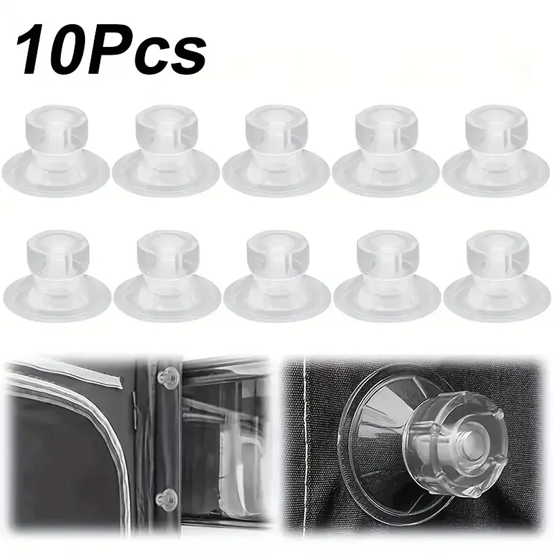 

10/20Pack Of Caravan Motorhome Organiser 45mm/Securing Hooks High-Grip Awning Suction Cup Fixing Pads Car Camping RV Accessories