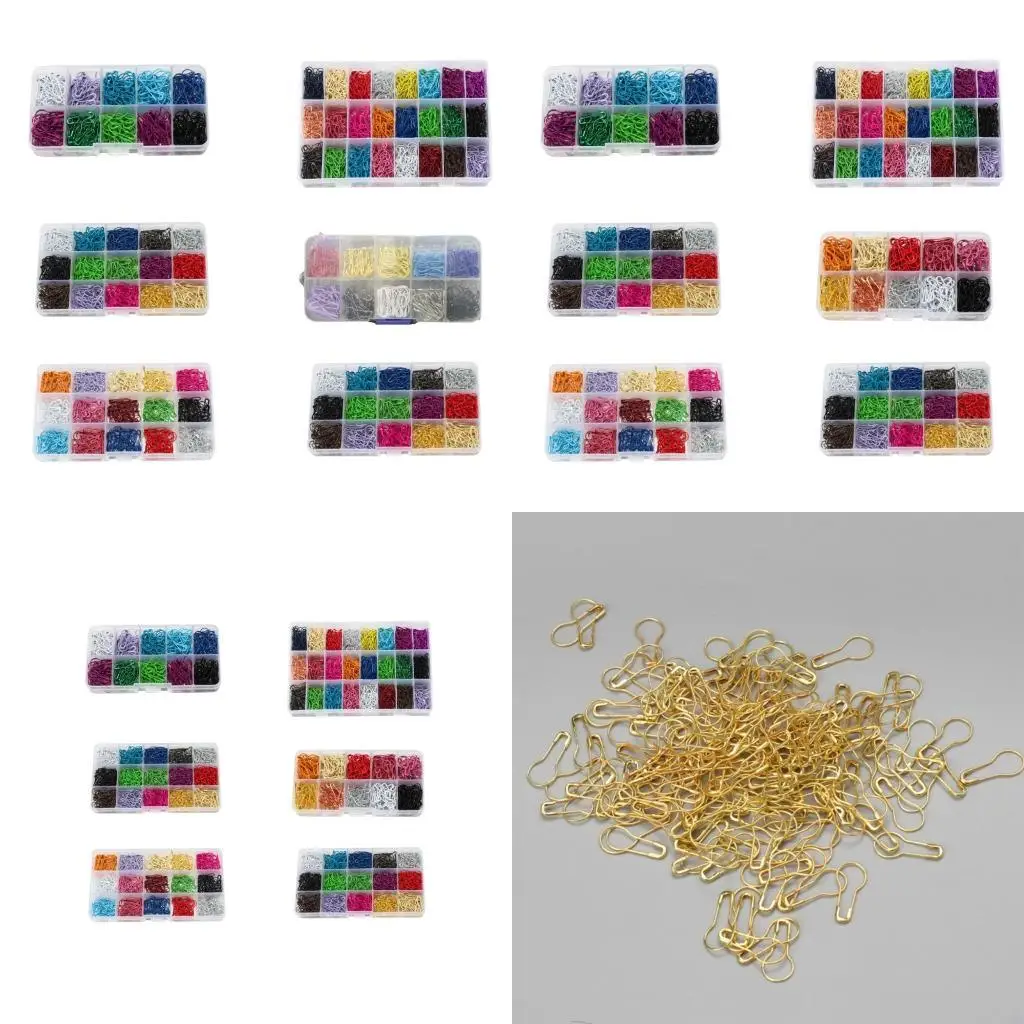 37ME Metal Bulb Pins Gourd Safety Pins for Clothing Crafting DIY Calabash Pins