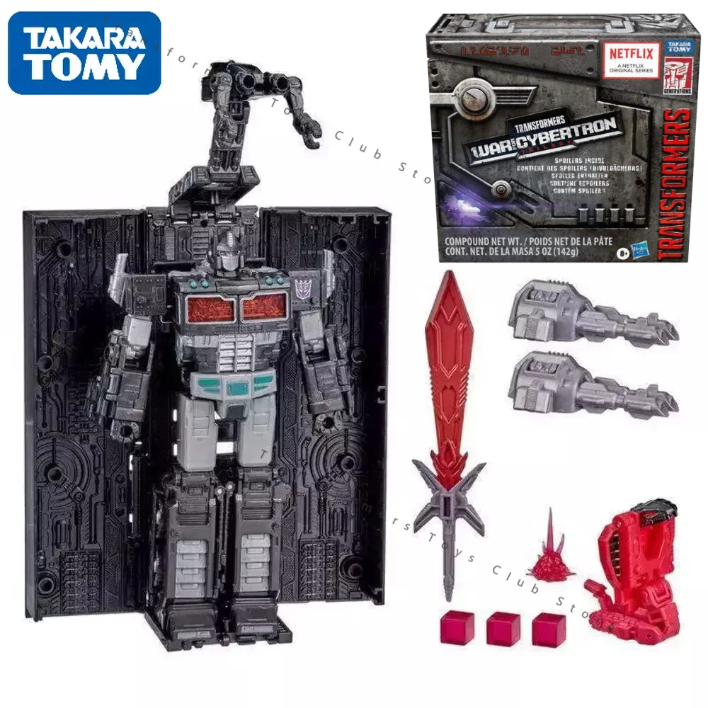 In Stock Takara Tomy Transformers Generations War for Cybertron Nemesis Prime Spoiler Pack Dark Optimus Prime Action Figure