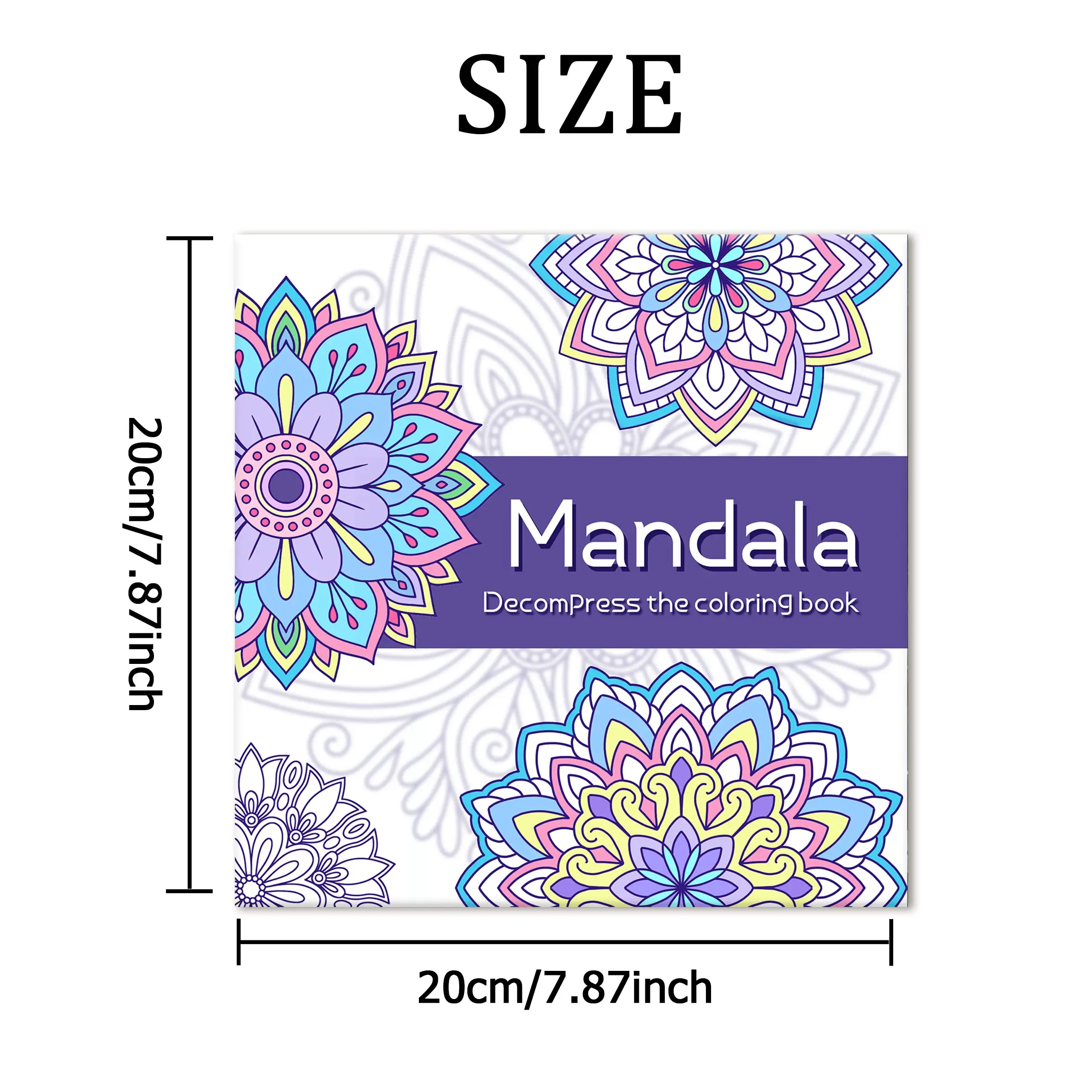 MANDALA Patterns for Adults Interesting Drawing Book Perfect Gift for Party and Birthday (Stress Free Coloring Book)