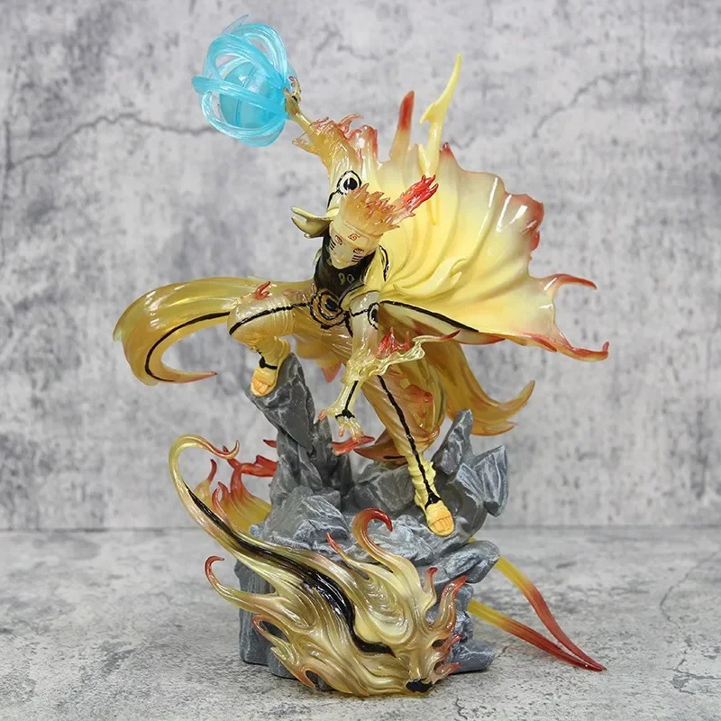 

New 27CM Naruto series Ten Years Hundred Ninja Nine Lamas Six Paths Sage anime statue wholesale For Children's Gifts