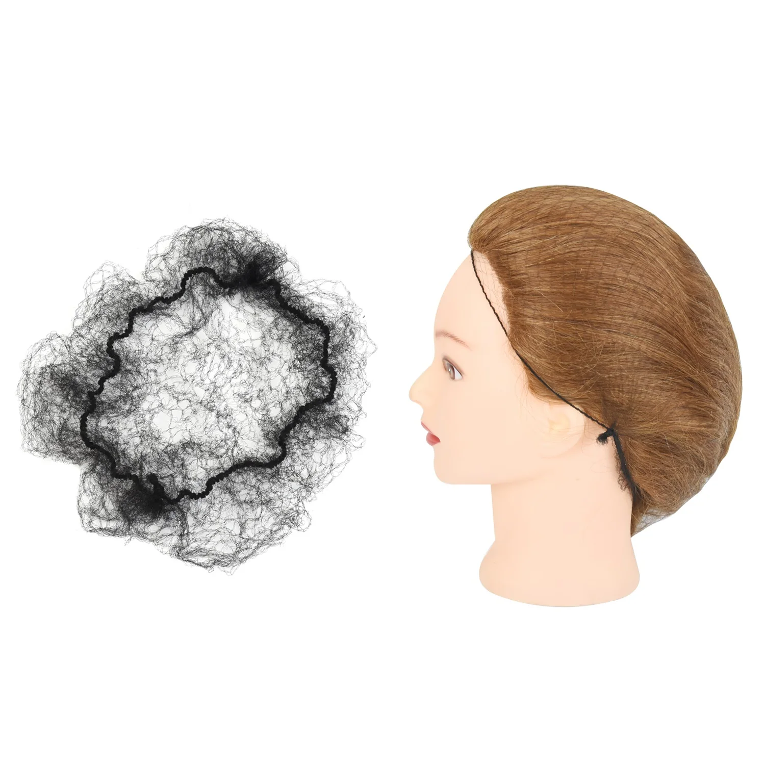 

30 шт. нейлоновые сетки для волос, 6 размеров на выбор, сетчатая сумка для парика, ткацкая шапочка, сетчатая шапочка для парика, булочки, инструмент для укладки волос, сетки для волос