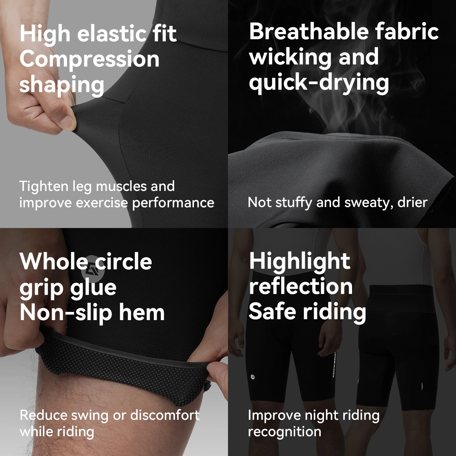 ROCKBROS Cycling Shorts Breath - Cycling Commuter Pants recension och pris