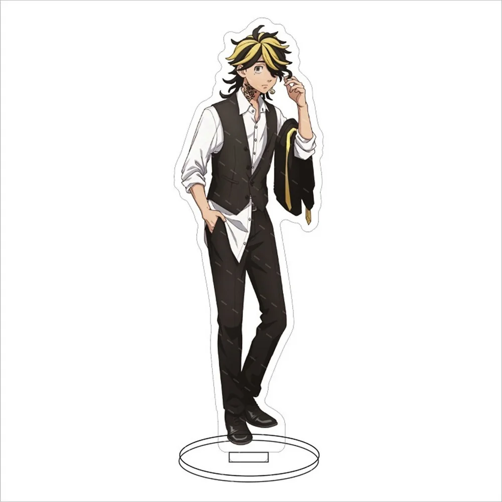 Japan Anime Tokyo Revengers Acrylic Stand Model Figure Cosplay Plate Holder Topper Birthday Fans Christmas Desk Decor Plate Gift