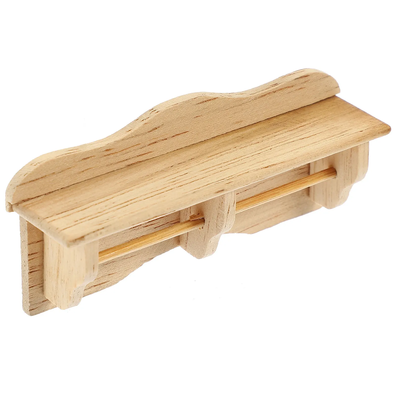 

Miniature Wooden Storage Rack 1 12 Scale Mini Stand for Kitchen Bedroom Wall Small Wooden Stand Accessories