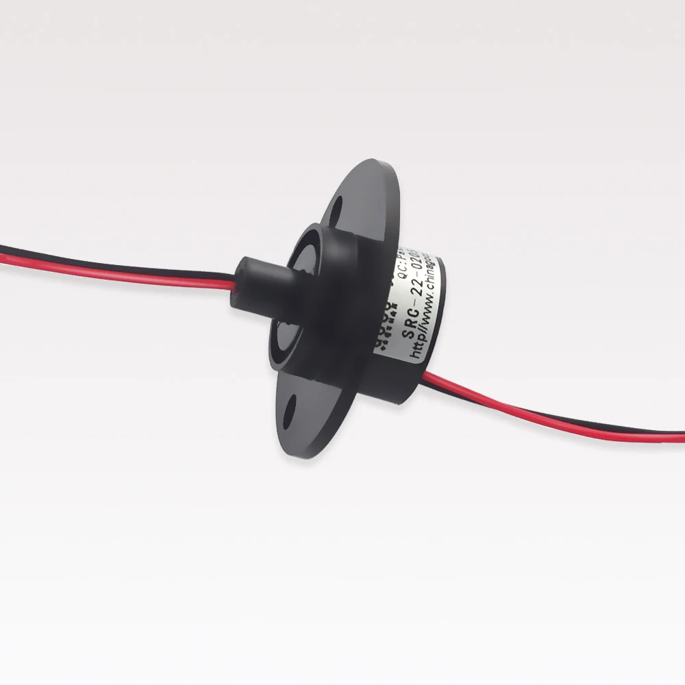 Wind Power Slip ring 2-way 5a, each ring current 5a, rotating dining table slip ring wire diameter 1.3mmSRC-22-0205A