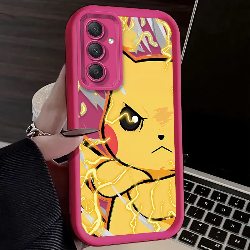 Чехол для телефона Cartoon P-Pokemon для Samsung Galaxy A54 A05 A05S A34 A24 A14 A53 A33 A23 A13 A52 A52S A32 A22 A12 A71 A51 A31 A50