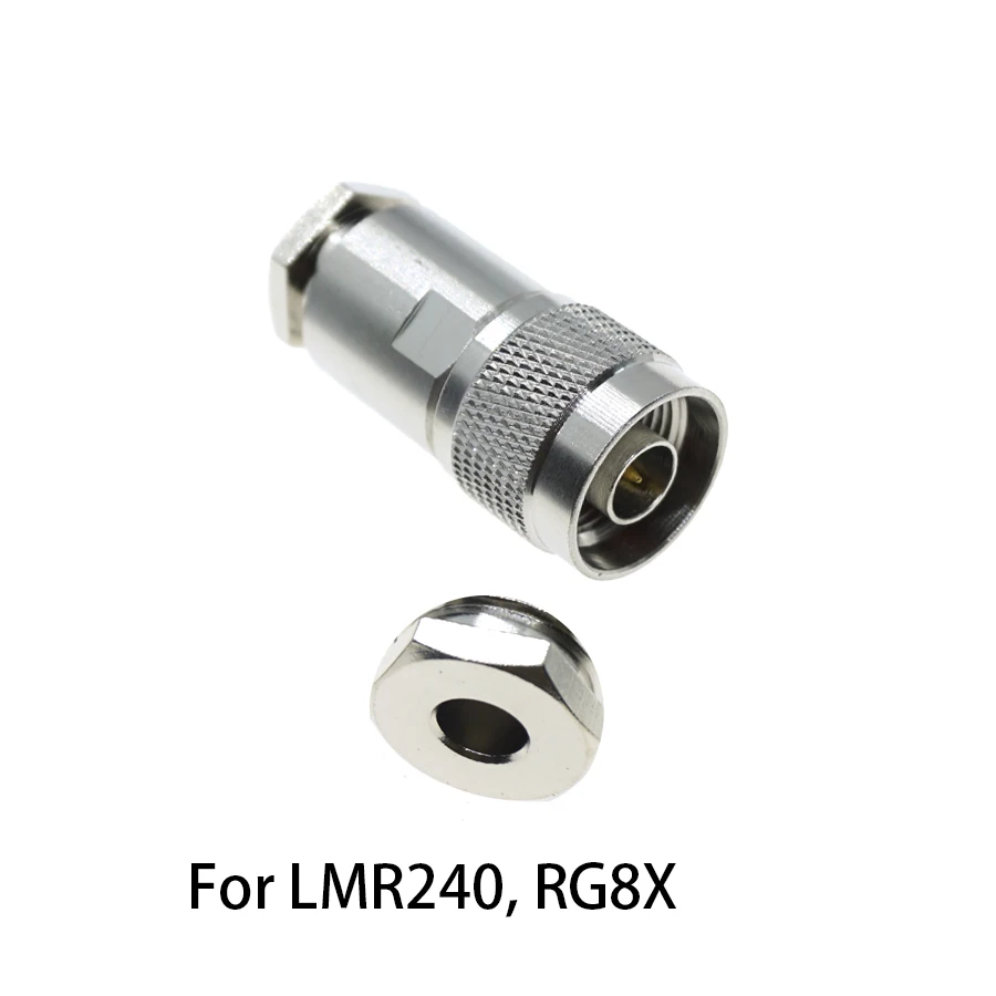 1X N Male Female clamp RG8, LMR400 RG5,RG6,LMR240, RG8X,RG58, RG400, RG142, 10D-FB,LMR500,RF Coaxial connector Coax Cable Wire