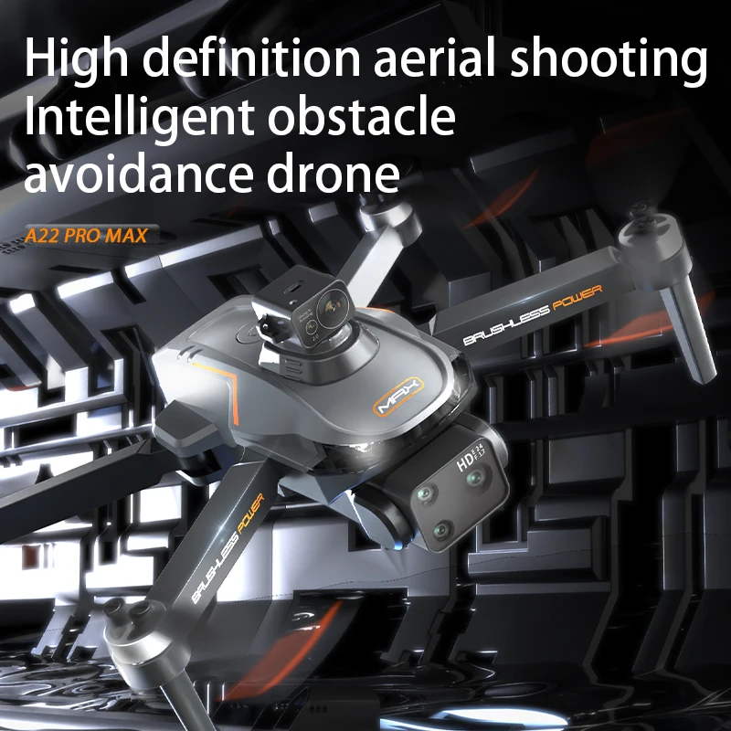 새로운 A22 Pro Max RC 드론 4K HD 전문가용 카메라 비행기 5G WIFI FPV GPS UAV 스크린 리모컨 쿼드콥터 드론 장난감