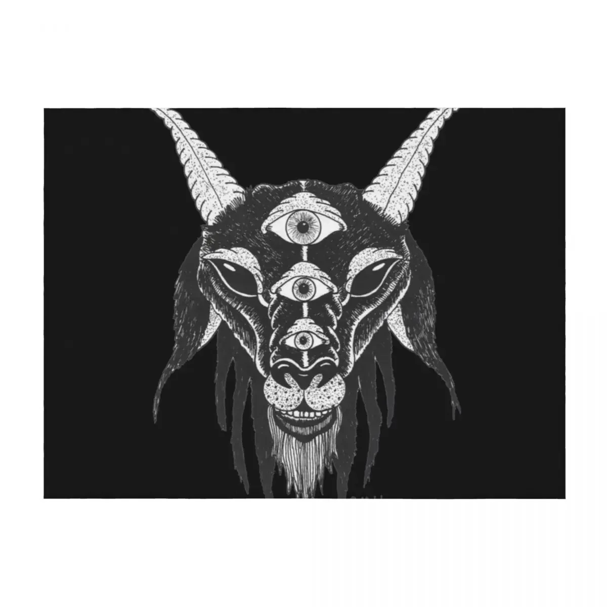 

5 Eyes of Satan - Art By Kev G Throw Blanket Sleeping Bag Retros Luxury Brand Decorative Throw Blankets