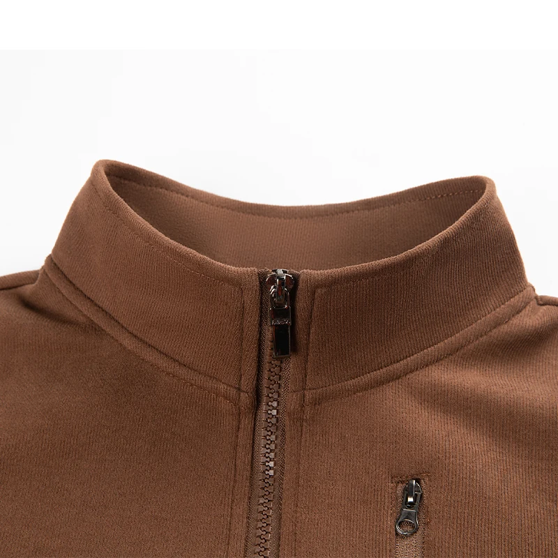 الوقوف طوق طوق سستة البلوز شعار مطبوع مخصص الرجال والنساء ملابس خارجية شخصية التطريز فريق موحد #3