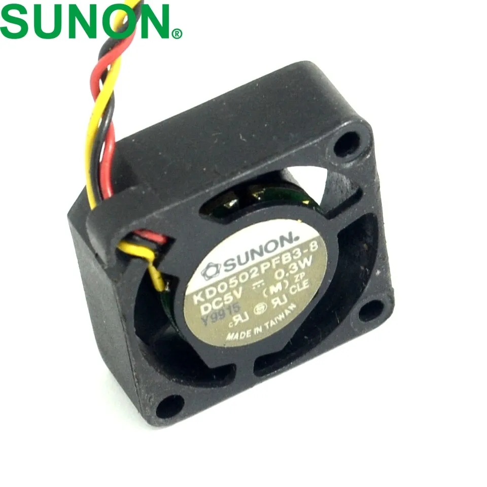 

1pcs New 2.5CM 25mm notebook hard cooling fan 2510 5V 0.3W KD0502PFB3-8 25*25*10mm for SUNON