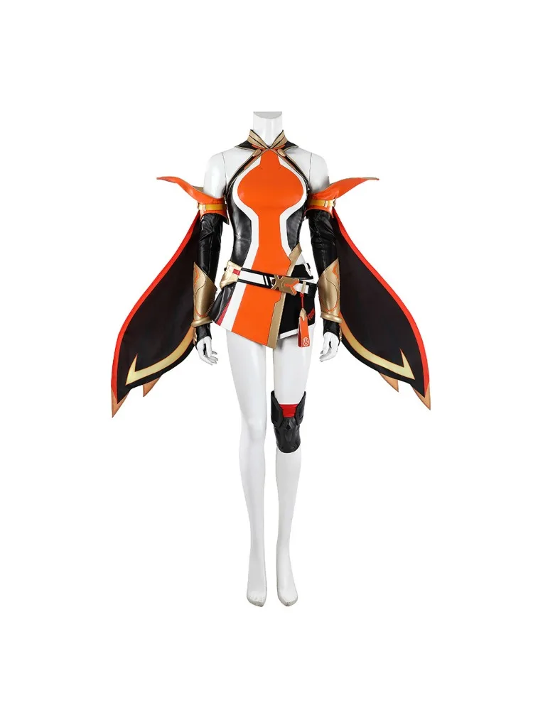 Overwatch Anran Cosplay Kostüm Original Skin Damen Jumpsuit Hochwertiger Bodysuit Komplettset Halloween Party AniMuse