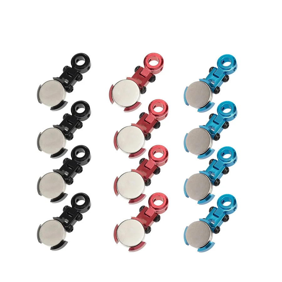Magnetic Stealth Invisible Body Shell Mount Kit, 1/10 Scale RC Car Shell Holder for Axial SCX10 D90 HSP Upgrade Parts